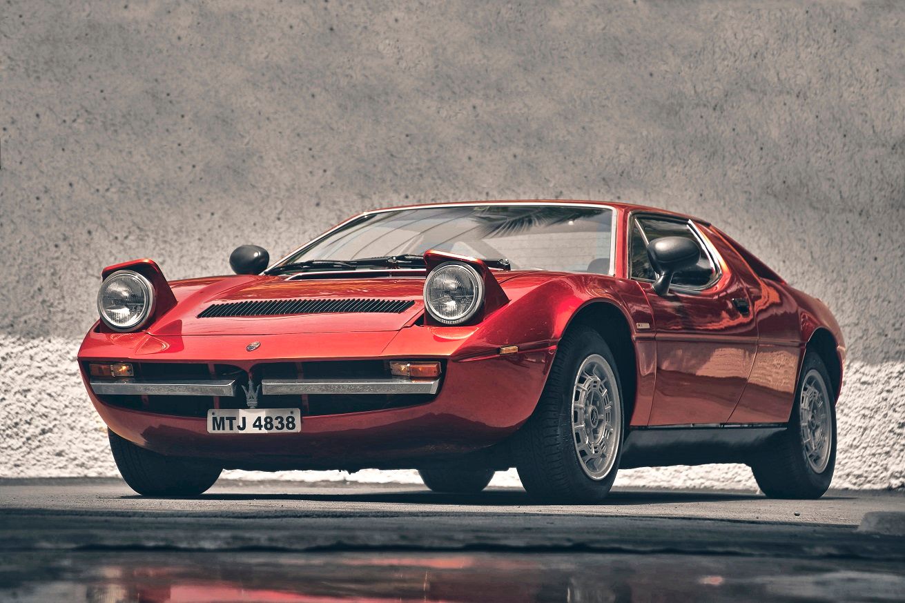 1975 Maserati Merak Salon Mondial de l’Automobile Paris Giulio Alfieri Giorgetto Giugiaro