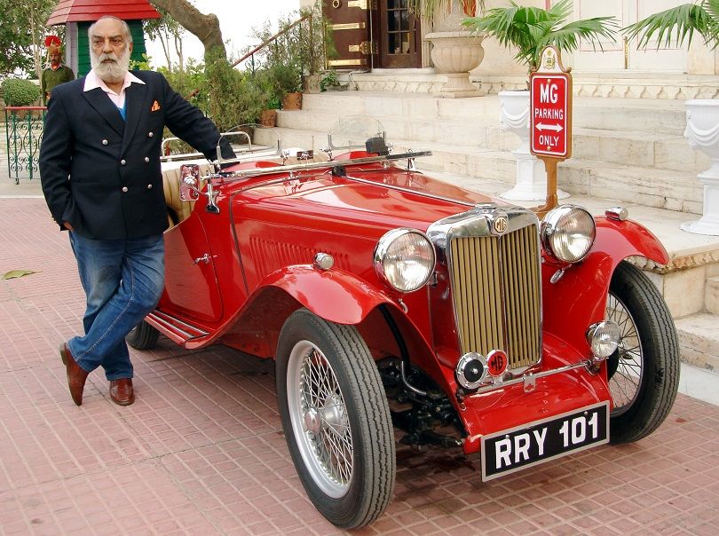 Shriji Arvind Singh Mewar's Udaipur City Palace vintage car classic car collection 