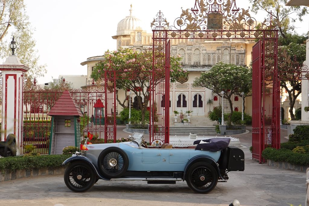 Shriji Arvind Singh Mewar's Udaipur City Palace vintage car classic car collection Rolls-Royce Twenty Pebble Beach Concours d'Elegance