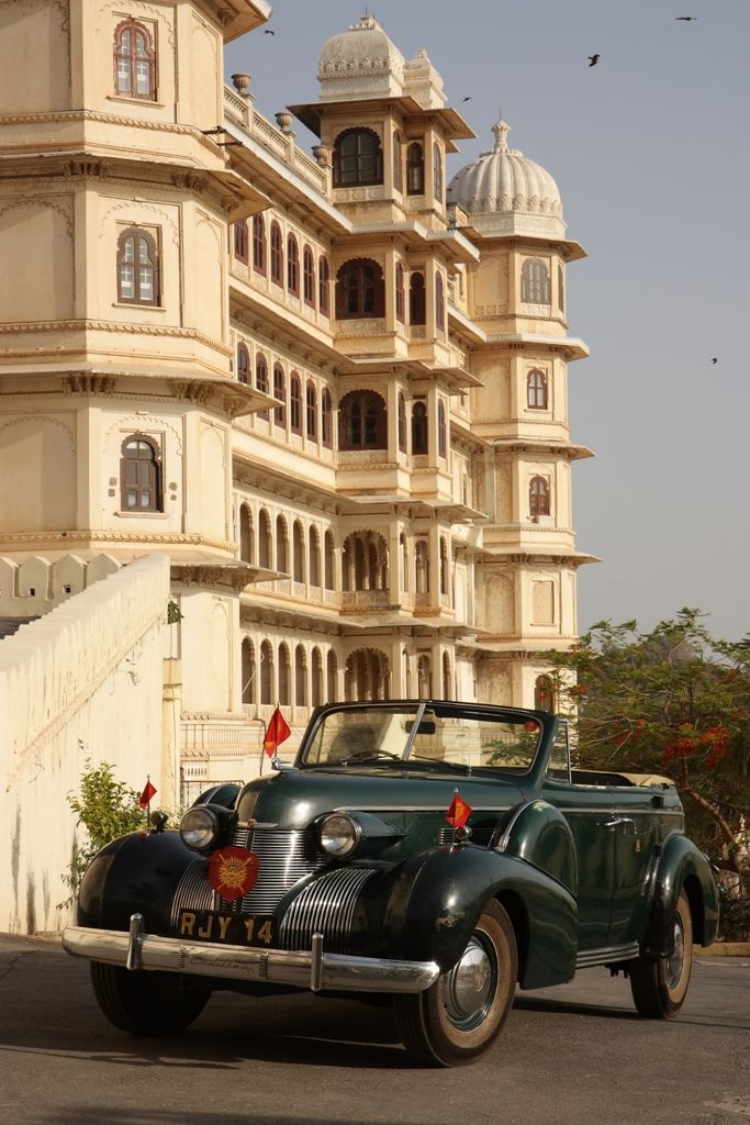 Shriji Arvind Singh Mewar's Udaipur City Palace vintage car classic car collection 1939 Cadillac Series 61 Convertible Sedan