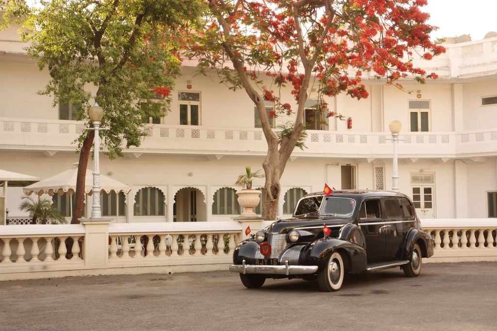 Shriji Arvind Singh Mewar's Udaipur City Palace vintage car classic car collection 1939 Cadillac Series 75 limousine Fleetwood body