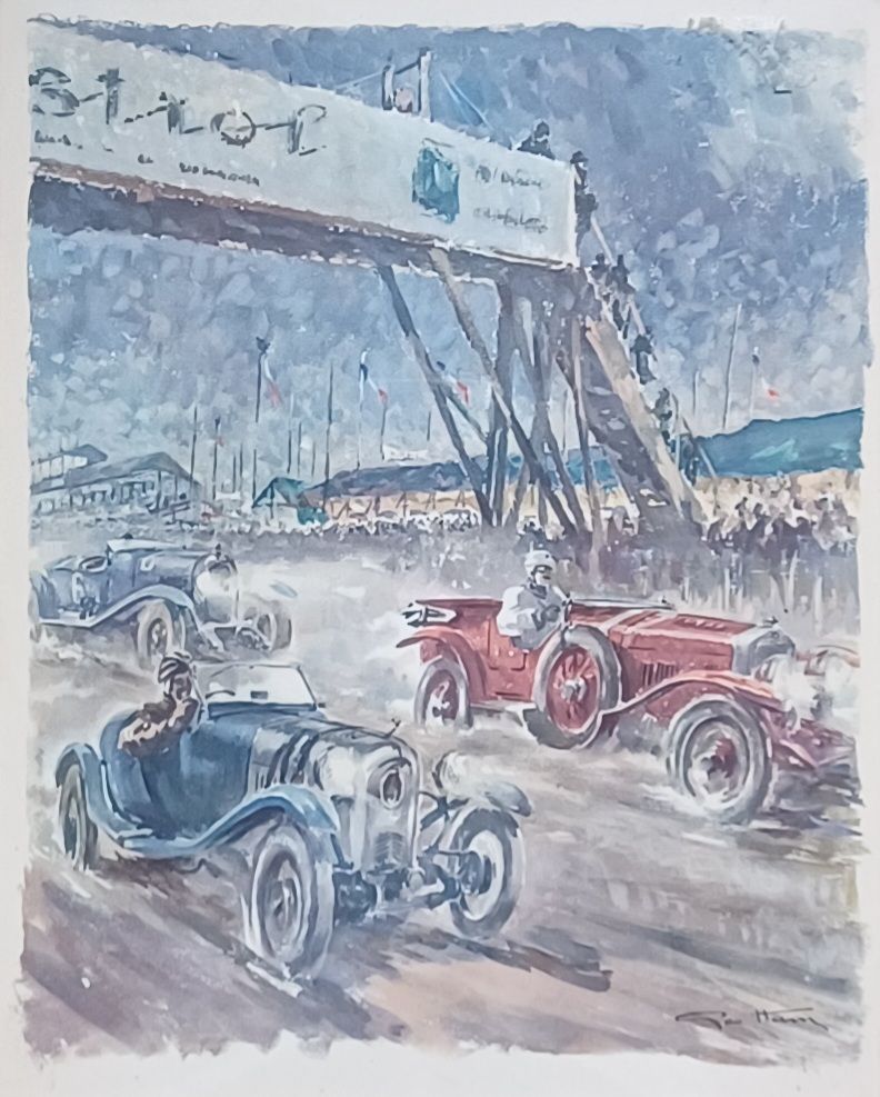 Géo Ham Géorges Hamel automotive art vintage posters automotive poster artist  