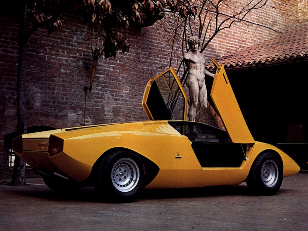 1971 Lamborghini Countach Marcello Gandini classic cars vintage cars 