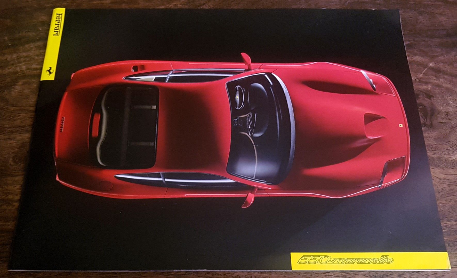 car brochure collector car brochure collection old car brochures best car brochure Ferrari 550 Maranello brochure