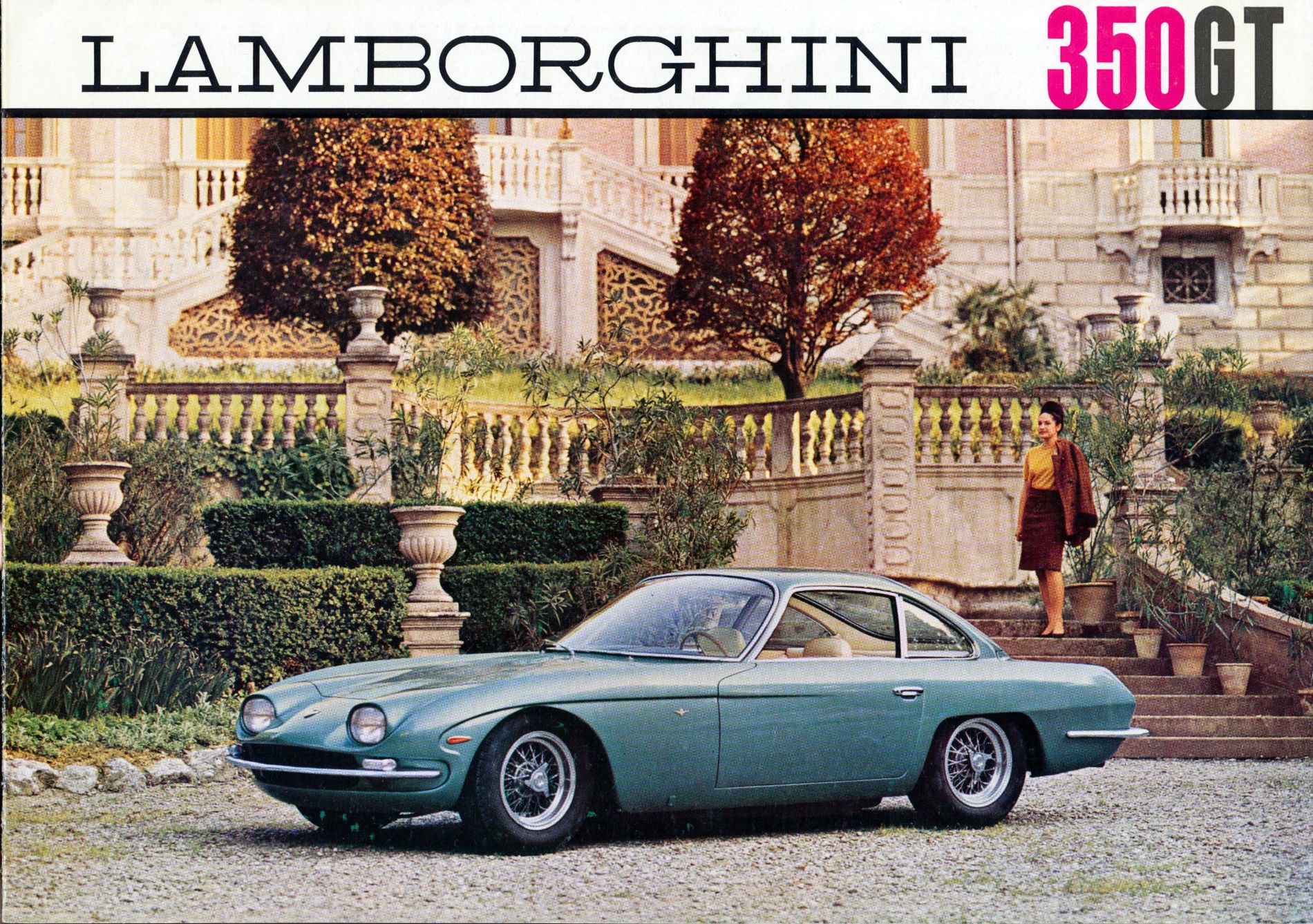 Lamborghini 350 GT brochure car brochure collector car brochure collection old car brochures best car brochure