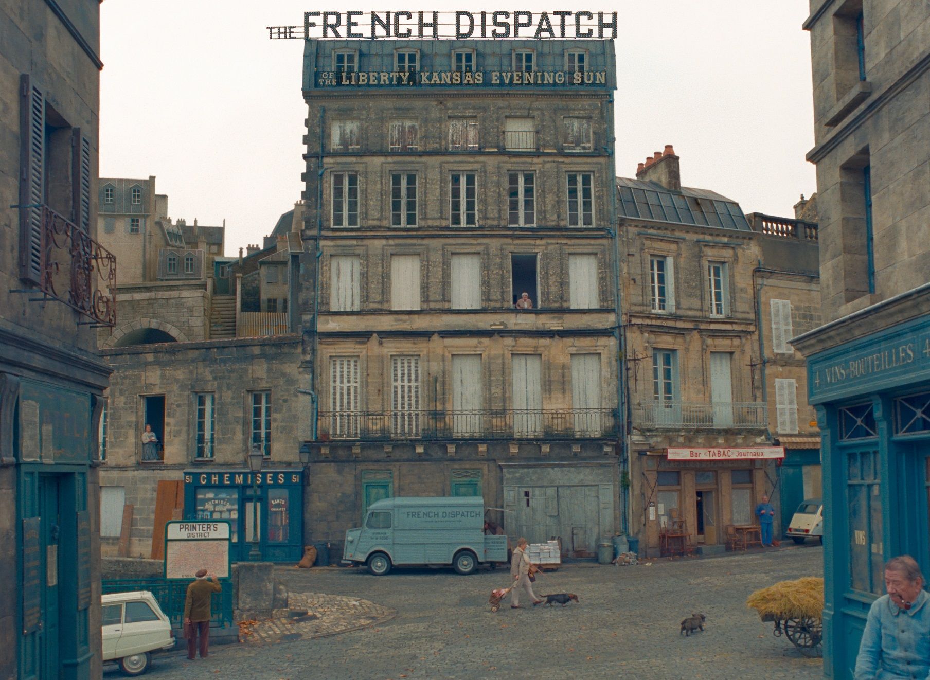 The French Dispatch Wes Anderson movies Citroen cars French cars 