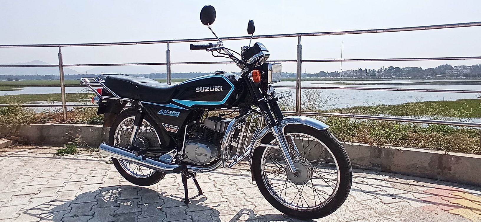 Suzuki AX 100—A Rare Japanese Find!